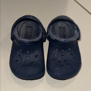 Kids Navy Blue Clogs